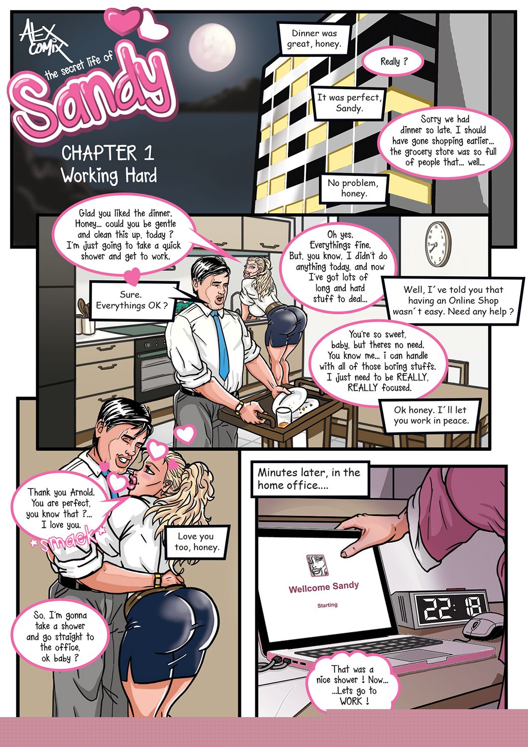 The Secret Life of Sandy Ch. 1-5 page 1 full