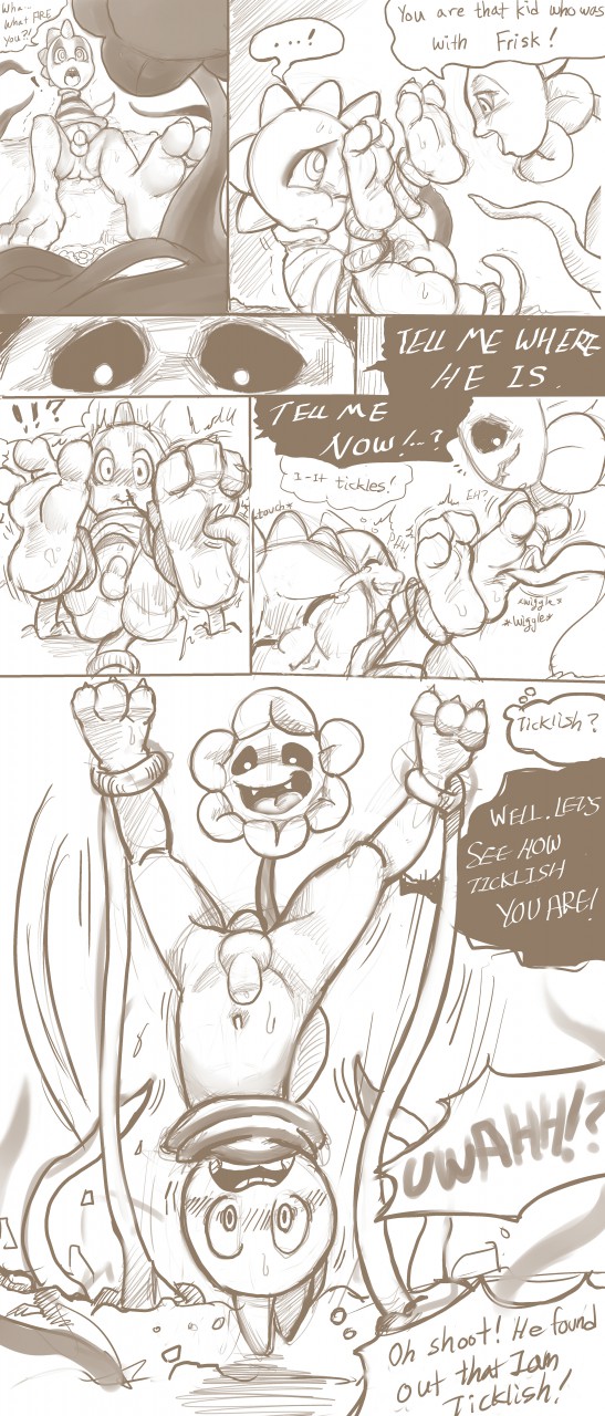 Flowey and the Monster Kid page 1 full
